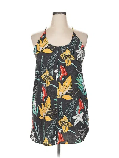 Pre-owned Hurley Sleeveless Blouse In Black