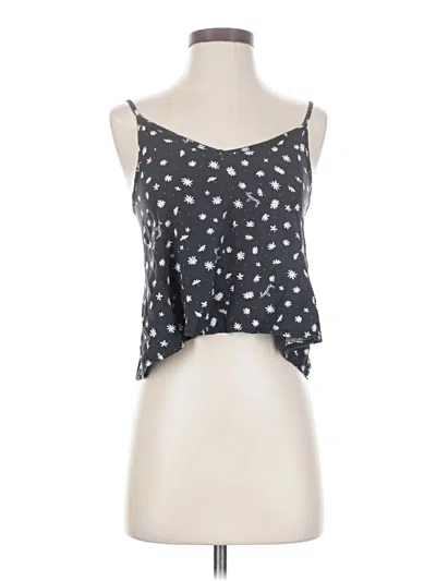 Pre-owned Hurley Sleeveless Top Black Sweetheart Neckline Tops