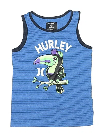 Pre-owned Hurley Kids'  Sleeveless Top Blue Tops