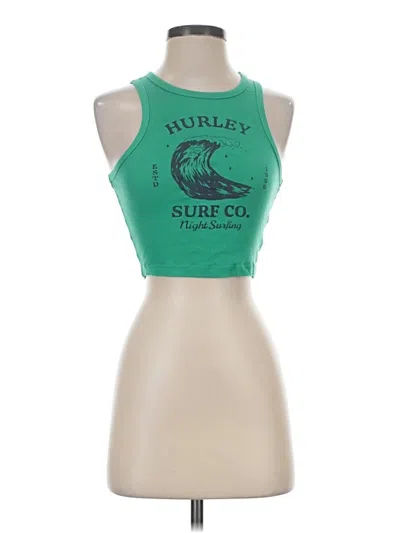 Pre-owned Hurley Sleeveless T-shirt In Green