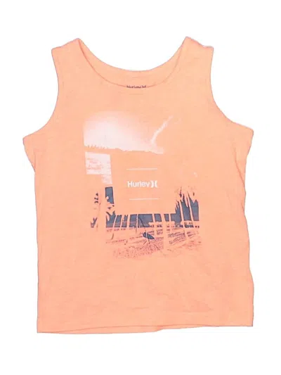 Pre-owned Hurley Kids'  Sleeveless T-shirt In Orange