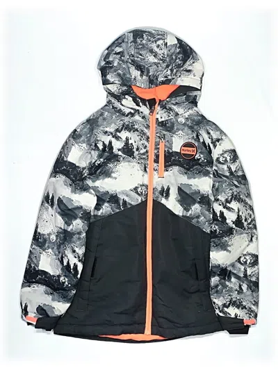 Pre-owned Hurley Kids'  Snow Jacket In Gray