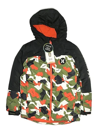 Pre-owned Hurley Kids'  Snow Jacket In Green
