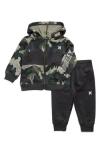 Hurley Solar Colorblock Hoodie & Jogger Set In Green