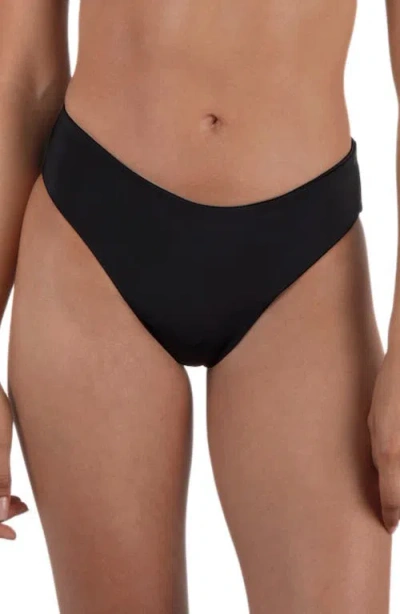 Hurley Solid Bikini Bottoms In Black