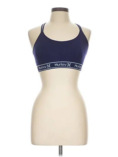 Pre-owned Hurley Sports Bra In Blue