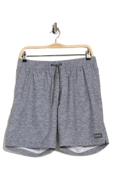 Hurley Static Volley Swim Shorts In Gray