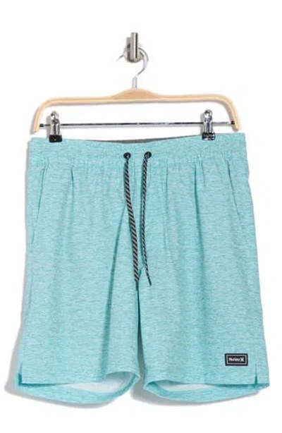 Hurley Static Volley Swim Shorts In Blue
