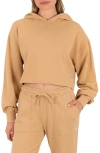 Hurley Stowe Crop Hoodie In Brown