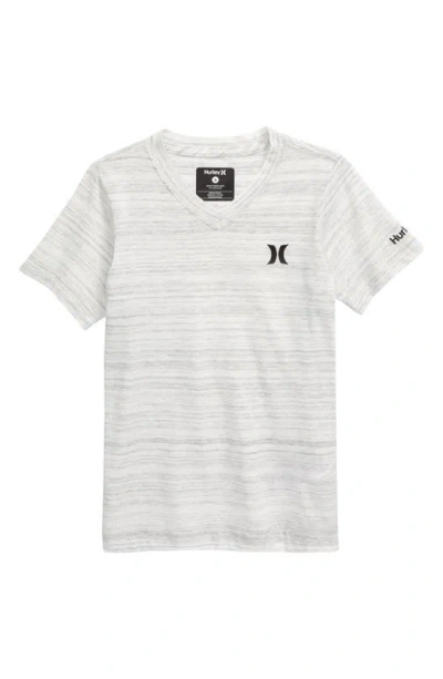 Hurley Kids' Streaky V-neck T-shirt In White