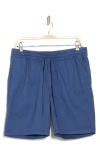Hurley Stretch Cotton Twill Shorts In Blue/ Black