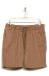 Hurley Stretch Cotton Twill Shorts In Olive/ Khaki