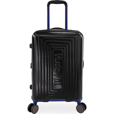 Hurley Suki 21" Hardshell Spinner Suitcase In Black