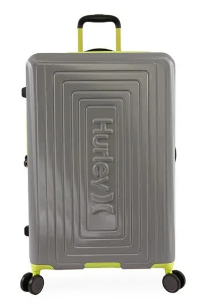 Hurley Suki 29" Hardshell Spinner Suitcase In Gray