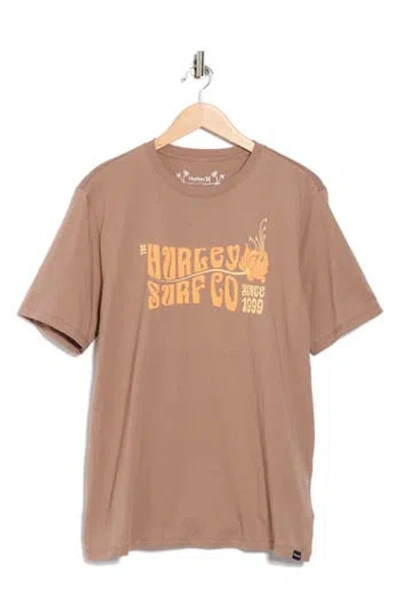 Hurley Surf Co. Graphic T-shirt In Brown