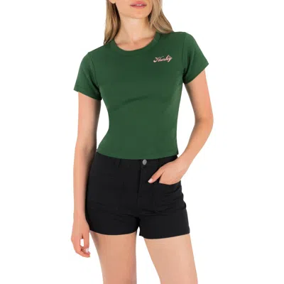 Hurley Surf Rodeo Baby Tee In Green