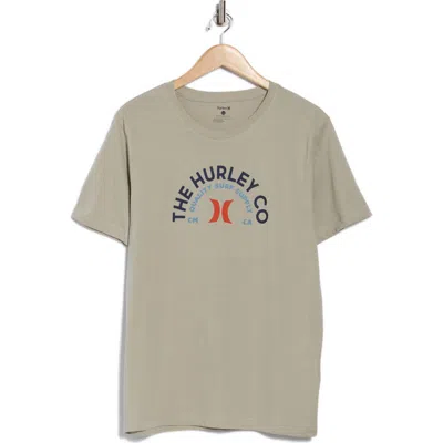 Hurley Surf Supply Graphic T-shirt In Gray