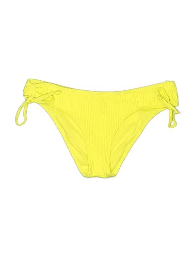 Pre-owned Hurley Swimsuit Bottoms In Yellow
