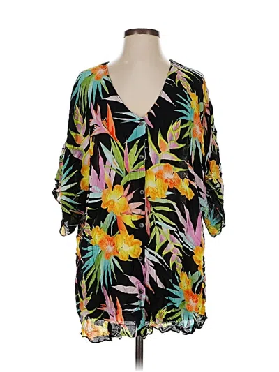 Pre-owned Hurley Swimsuit Cover Up In Black