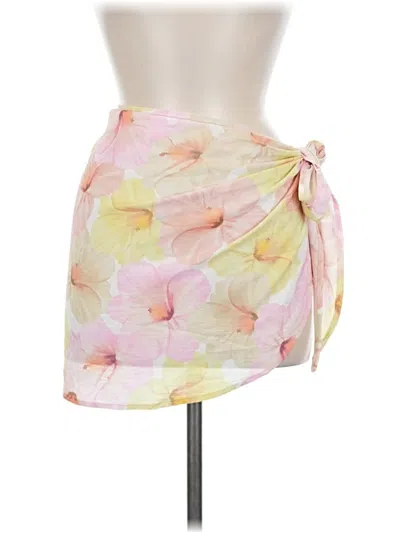 Pre-owned Hurley Swimsuit Cover Up In Yellow