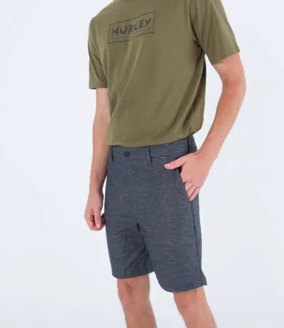 Hurley Dri Breathe Walkshorts In Black In Blue