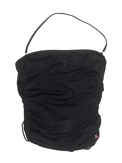 Pre-owned Hurley Swimsuit Top Black Swimwear