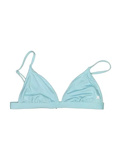 Pre-owned Hurley Swimsuit Top Blue Swimwear