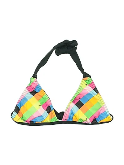 Pre-owned Hurley Swimsuit Top Yellow Swimwear