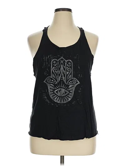 Pre-owned Hurley Tank Top Black Halter Neckline Tops
