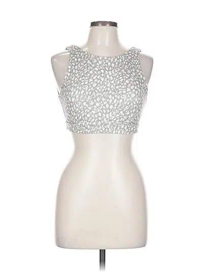 Pre-owned Hurley Tank Top Gray Strapless Neckline Tops