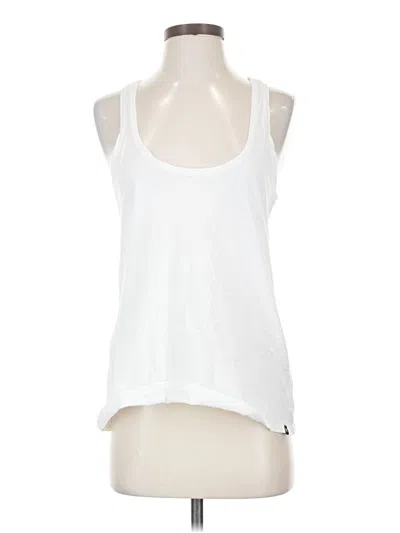Pre-owned Hurley Tank Top White Scoop Neck Tops