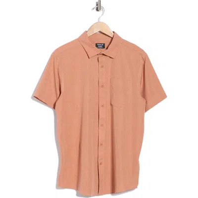 Hurley Tech Chambray Woven Shirt In Orange