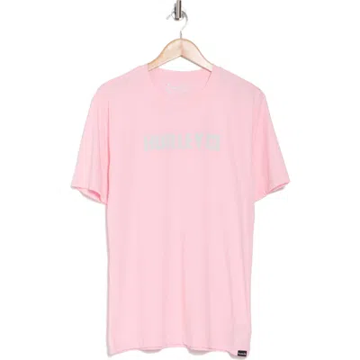 Hurley The Box Graphic T-shirt In Pink