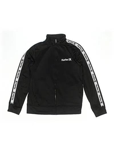Pre-owned Hurley Kids'  Track Jacket In Black