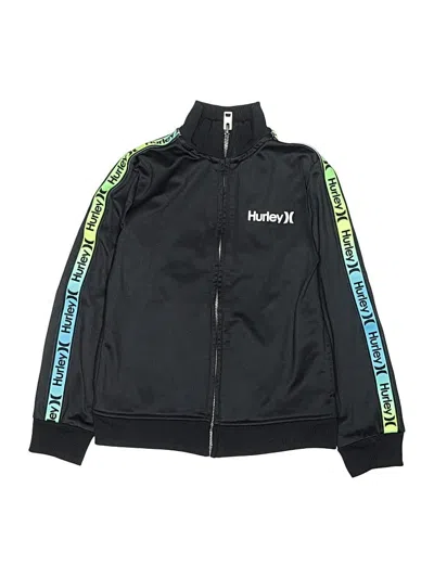 Pre-owned Hurley Kids'  Track Jacket In Black