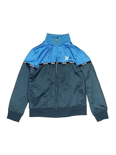 Pre-owned Hurley Kids'  Track Jacket In Blue