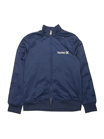 Pre-owned Hurley Kids'  Track Jacket In Blue