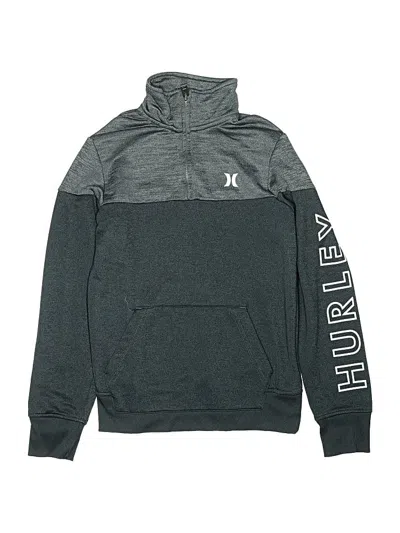 Pre-owned Hurley Kids'  Track Jacket In Gray