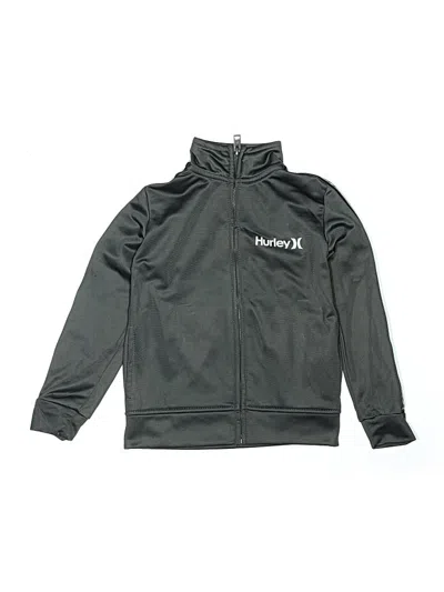 Pre-owned Hurley Kids'  Track Jacket In Gray