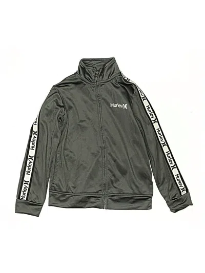 Pre-owned Hurley Kids'  Track Jacket In Green