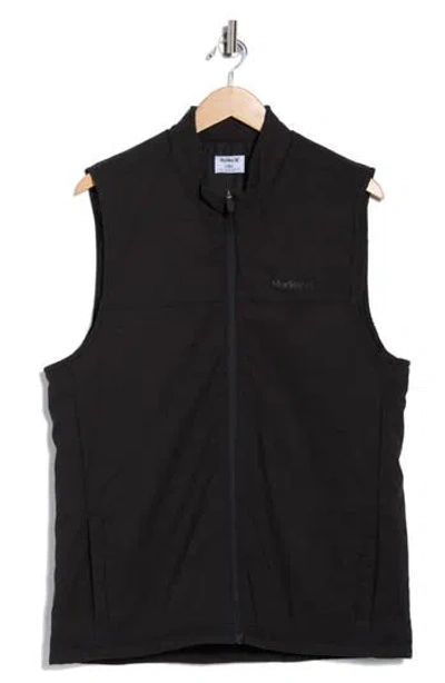 Hurley Trails Quilted Vest In Black