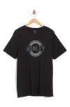 Hurley Trance Cotton Graphic T-shirt In Black