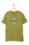 Hurley Trance Cotton Graphic T-shirt In Green