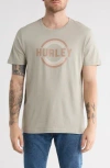 Hurley Trance Cotton Graphic T-shirt In Neutral