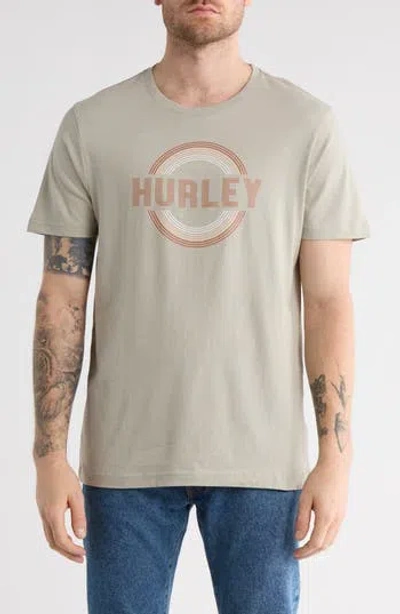 Hurley Trance Cotton Graphic T-shirt In Neutral