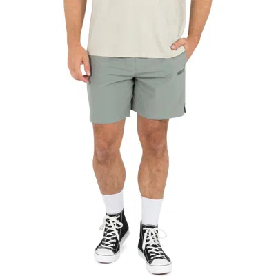 Hurley Trek Stretch Drawstring Shorts In Green