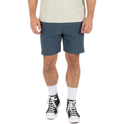 Hurley Trek Stretch Drawstring Shorts In Blue