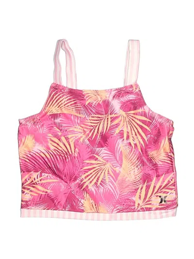 Pre-owned Hurley Kids'  Two Piece Swimsuit In Pink