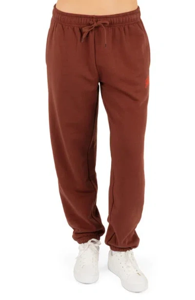 Hurley Vintage Pennant Sweatpants In Brown