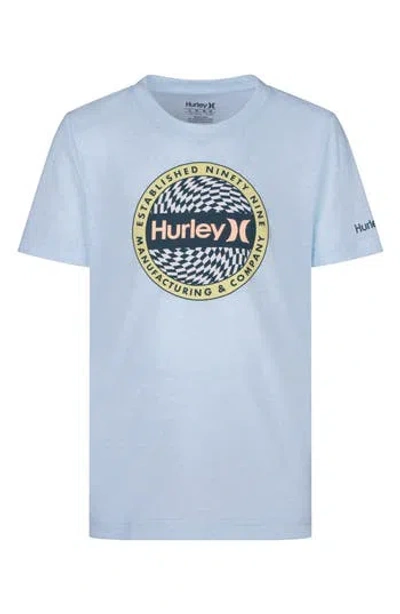 Hurley Kids'  Vortex Check Graphic T-shirt